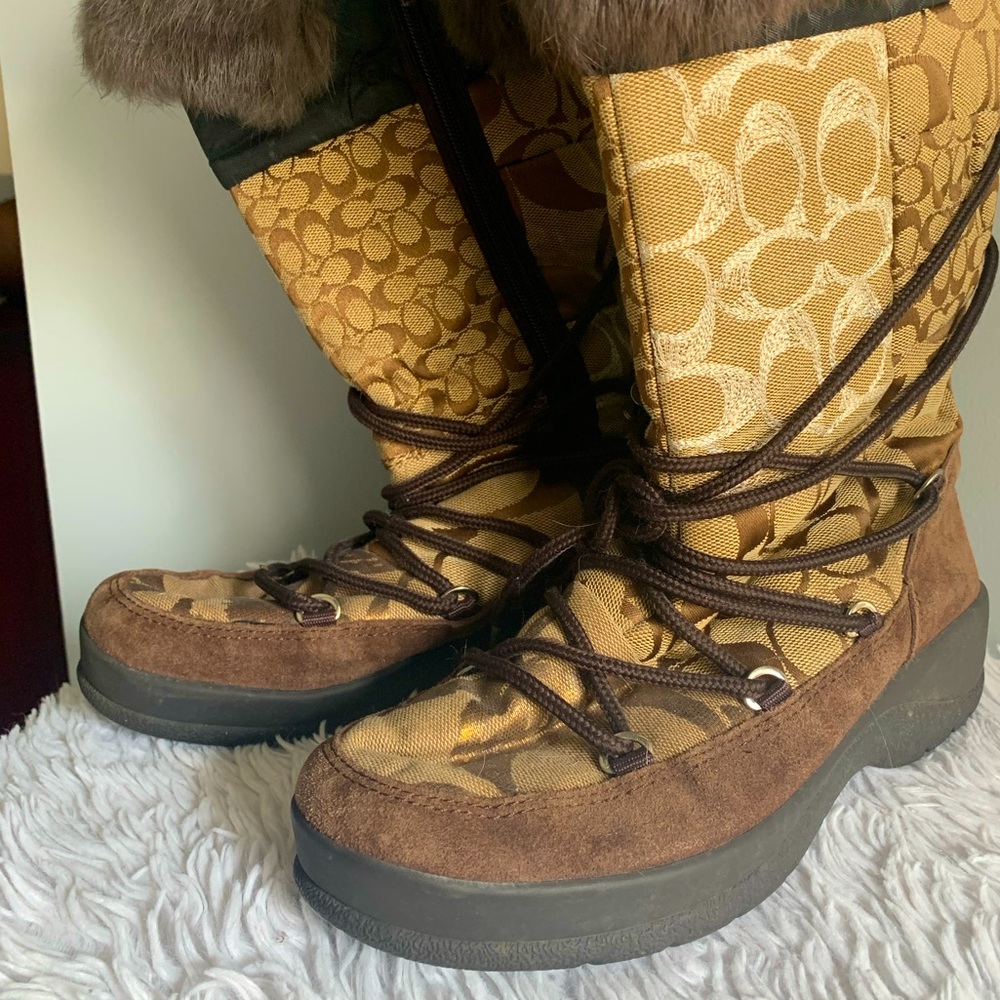 Size 7 coach winter boot